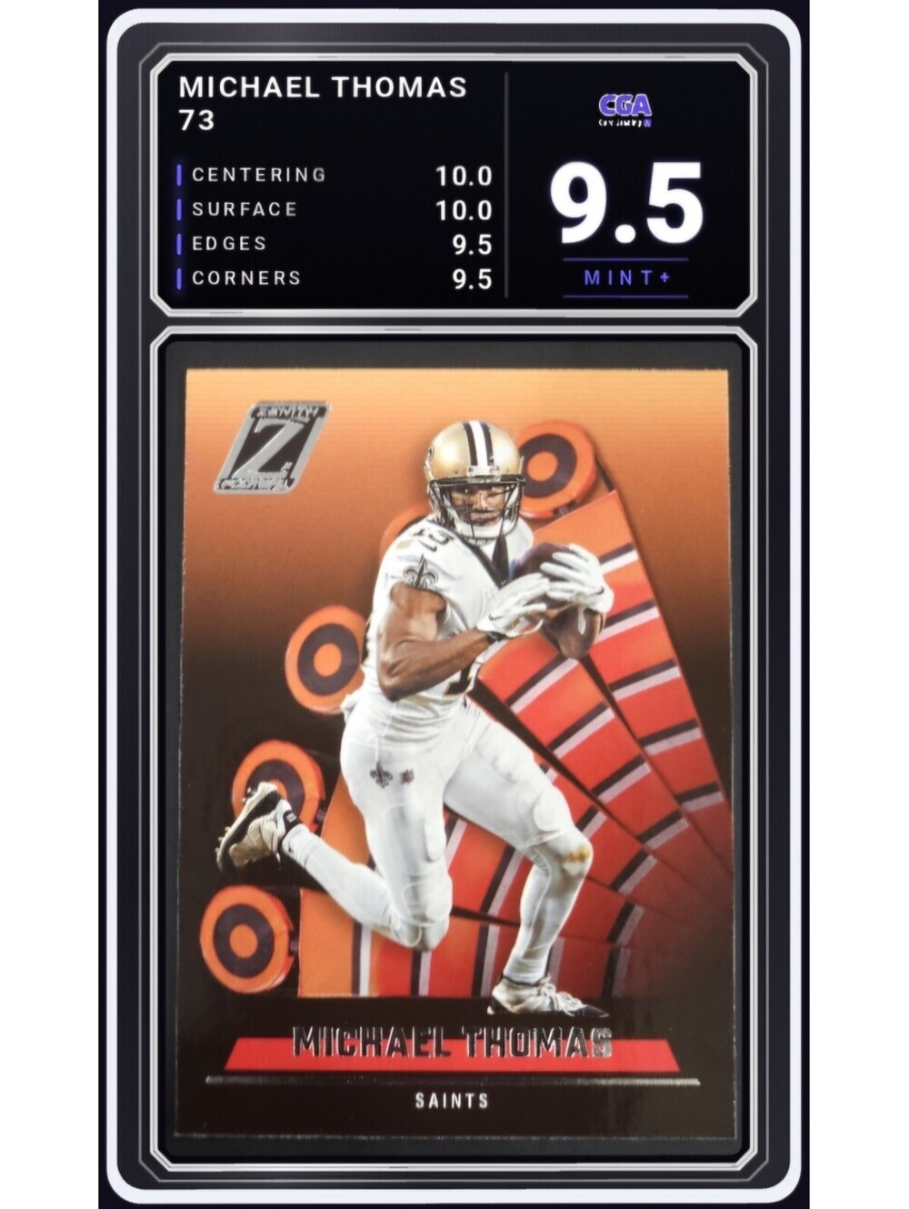 2022 Panini Zenith #73 Michael Thomas New Orleans Saints - CGA 9.5 Digital Grade